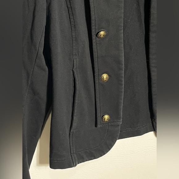 Tommy Hilfiger Women's Military Band Jacket Cardigan Black Medium - Picture 5 of 10